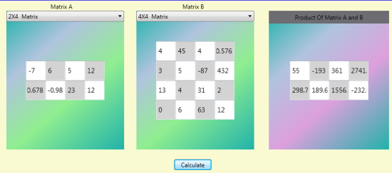 Solution of Matrix