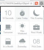 Tab Snooze- hide opened tabs and auto launch those tabs