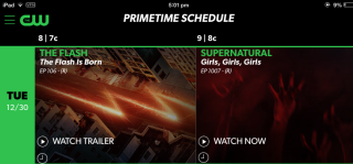 The CW App Schedule