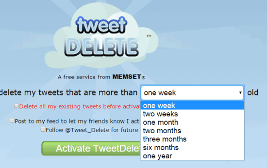 TweetDelete- automatically regularly delete old tweets
