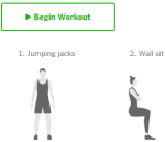Workouts- free online 7 minutes workout website