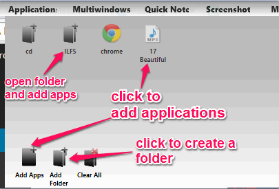 application launcher