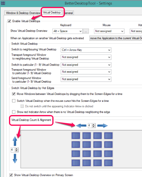 create virtual desktops