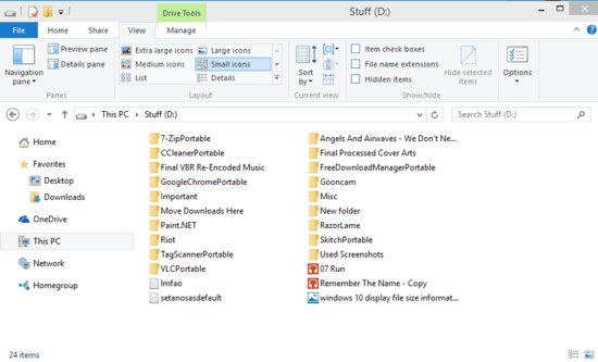 display file size information in folder tips