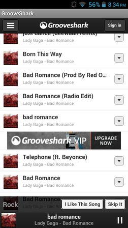 grooveshark apps Android 1