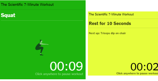 perform the exercise and take rest to get prepare for the next exercise