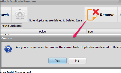 remove selected items