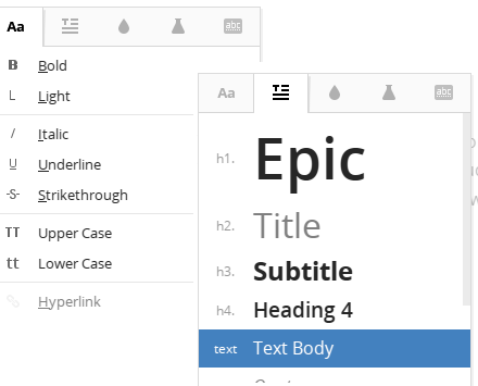 right click context menu options