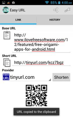 url shortener apps Android 3