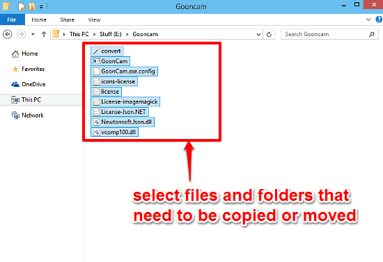windows 10 file and folder selection
