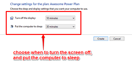 windows 10 select time to hibernate and turn off