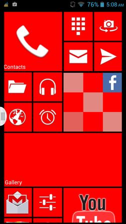 windows 8 launcher apps Android 4