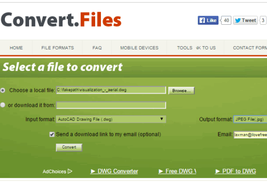 Convert.Files- homepage