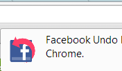 Facebook Undo- free Chrome extension to undo Facebook post