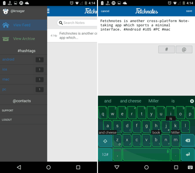Fetchnotes Android