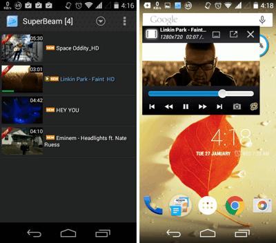 G Player Floating Video for Android