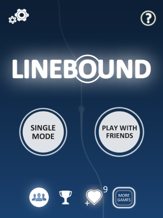 Linebound Welcome Screen