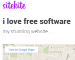 Sitekite- create a website to share event details