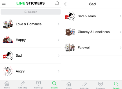 Stickers Categories