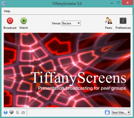 TiffanyScreens- interface