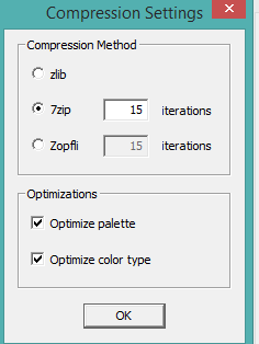 compression settings
