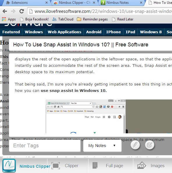 web clipping extensions for google chrome 4