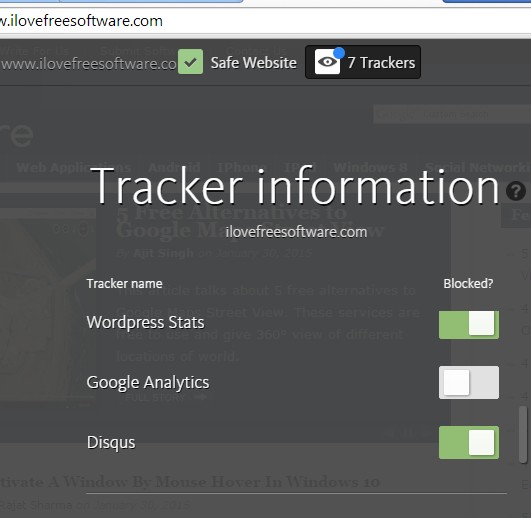 website tracker extension chrome 3