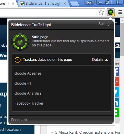 website tracker extension chrome 4