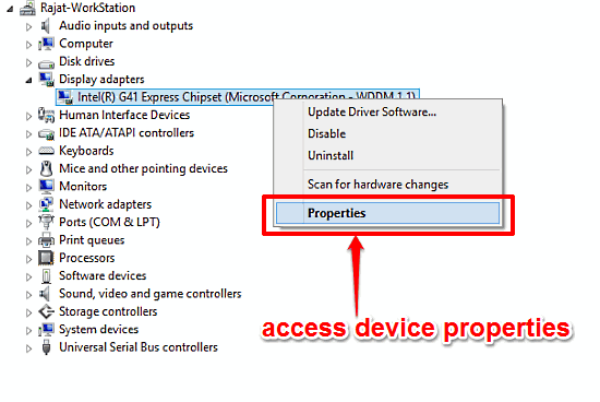 windows 10 navigate to the device whose driver is to be rolled back