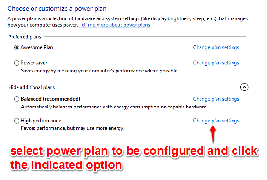 windows 10 select power plan for usb selective suspend