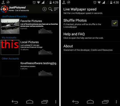 JustPictures Android
