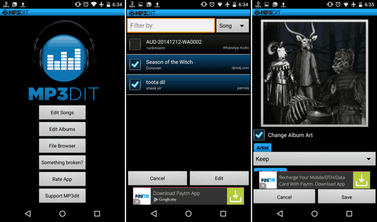 MP3dit for Android