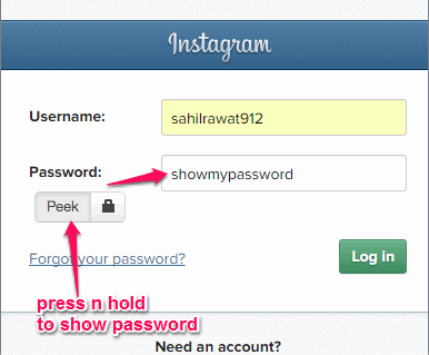 Password Peek