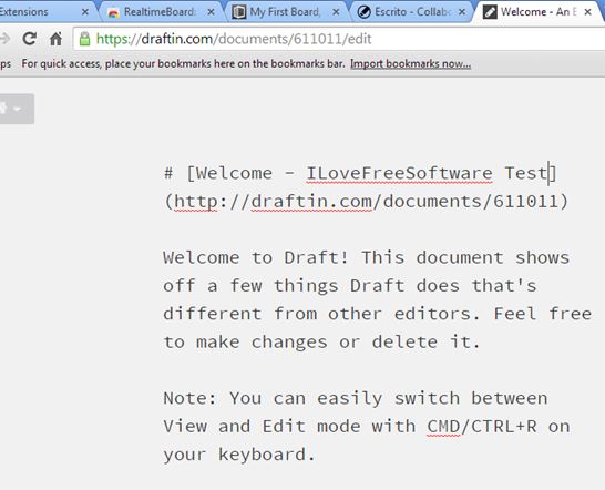 collaborative text editor extensions chrome 3