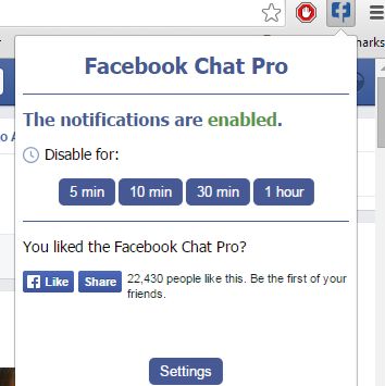 facebook chat notification extensions chrome 4