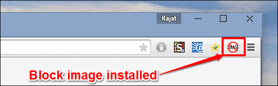 gchrome blockimage installed