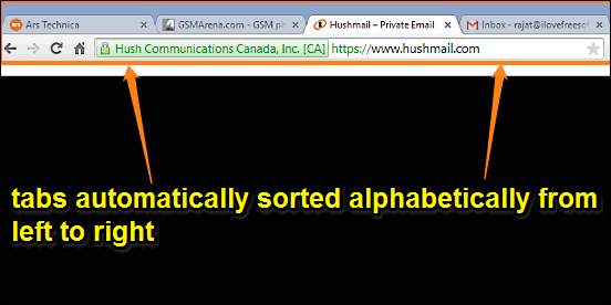 How To Auto Arrange Tabs Alphabetically In Google Chrome 