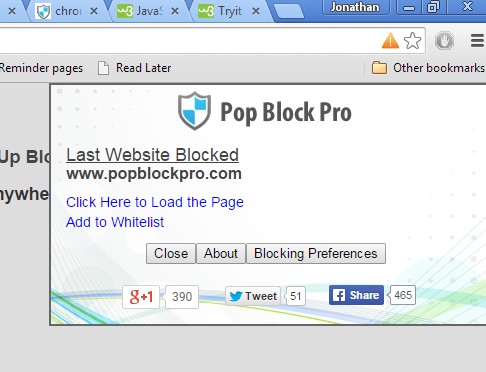pop up blocker extensions chrome 1