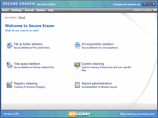 secure eraser