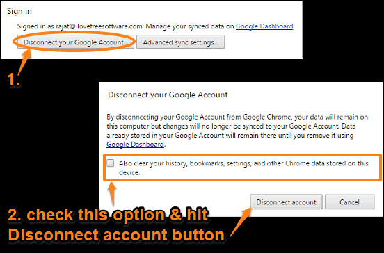 sign out of chrome to batch uninstall extensions
