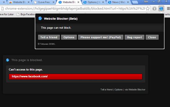 social network blocker extensions for Chrome 2