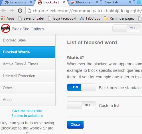 social network blocker extensions for Chrome 3
