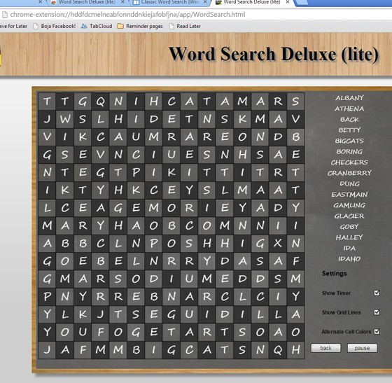 word search puzzle extensions chrome 4