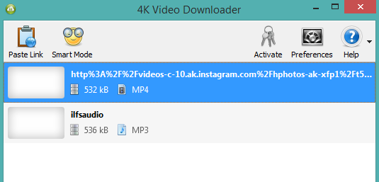 4K Video Downloader- interface