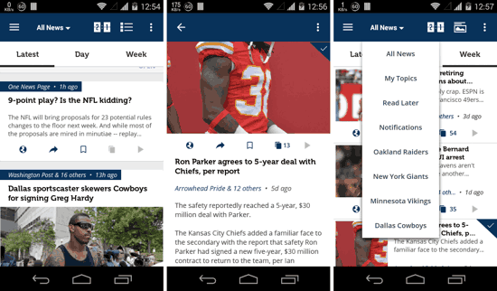 5 Best Free NFL Apps for Android