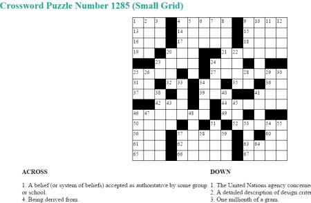 crossword puzzles online