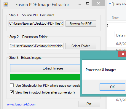 Fusion PDF Image Extractor