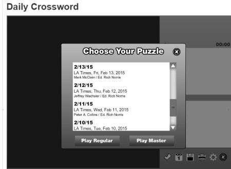 crossword puzzles online