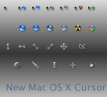 New Mac OS X cursor