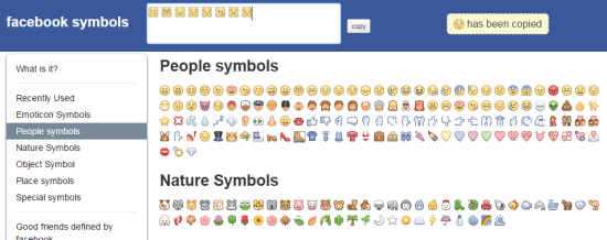 Pilliapp Facebook Symbols